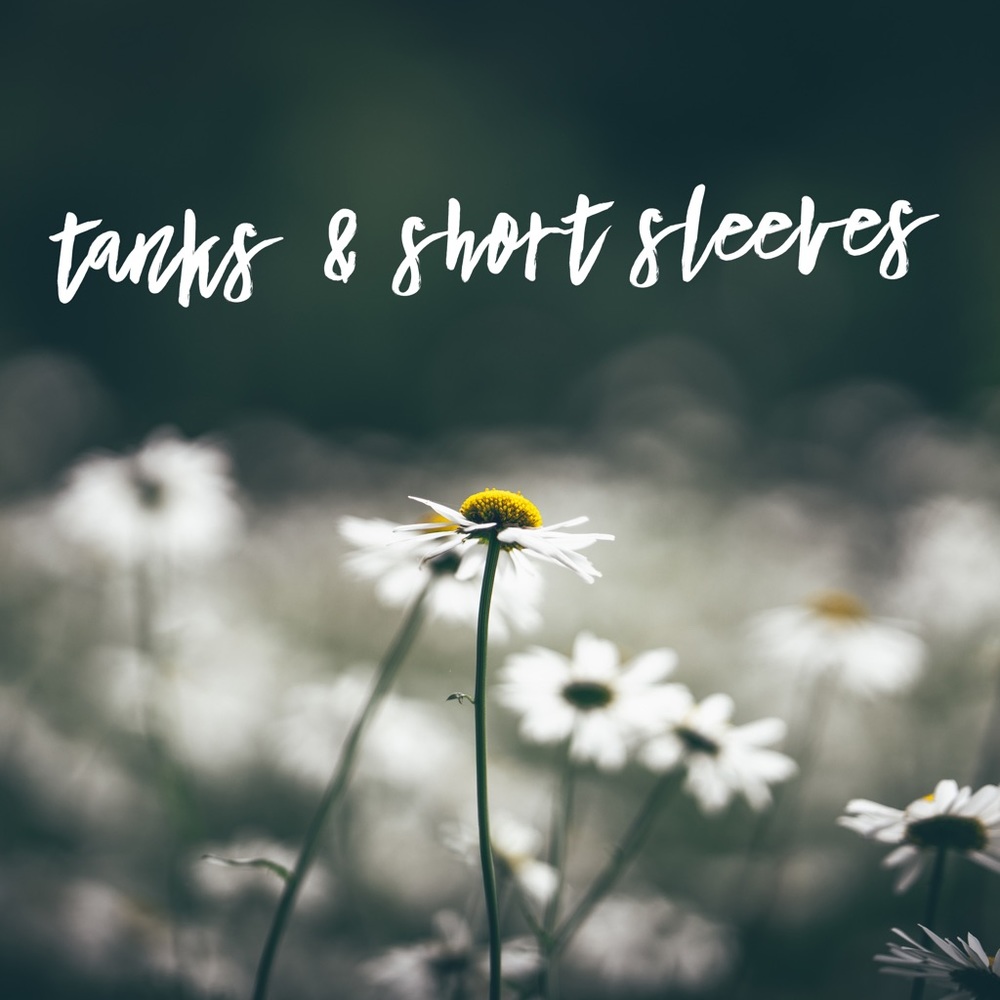 Tank tops and short sleeved tops